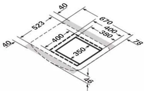 TRUMA Aventa comfort - Clearance around the air conditioning system - 2