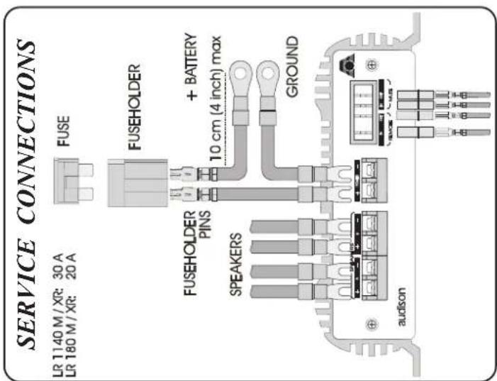 AUDISON LR 180 XR - LR 180 M/XR - LR 1140 M/XR - 3