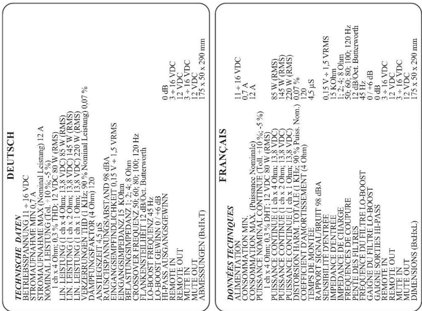 AUDISON LR 1140 XR - ANSCHLÜSSE - 2