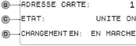 Aermec NXW - Paramètres MENU ON/OFF - 1