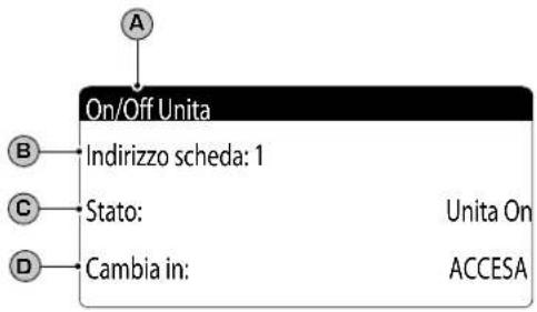 Aermec NXW - Parametri MENÚ ON/OFF - 1