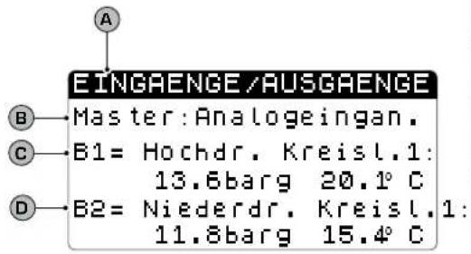 Aermec NXW - Parameter MENÜ EINGÄNGE / AUSGÄNGE - 1