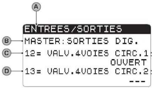 Aermec NXW - Paramètres MENU ENTREES / SORTIES - 14