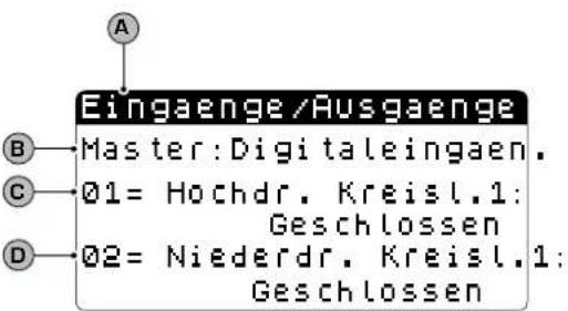 Aermec NXW - Parameter MENÜ EINGÄNGE / AUSGÄNGE - 5