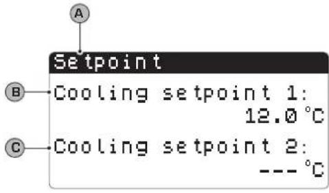 Aermec NXW - SET POINT MENU parameters - 2