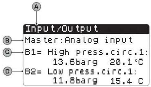 Aermec NXW - INPUTS/OUTPUTS MENU parameters - 1