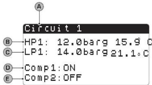 Aermec NXW - Paramètres QUICK - MENU - 1