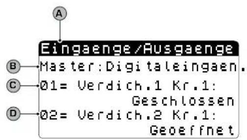 Aermec NXW - Parameter MENÜ EINGÄNGE / AUSGÄNGE - 9