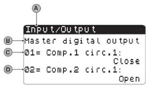 Aermec NXW - INPUTS/OUTPUTS MENU parameters - 9