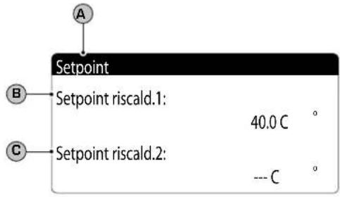 Aermec NXW - Parametri MENÚ SET POINT - 3