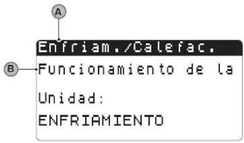 Aermec NXW - Parámetros del MENÚ ENFRIAM. / CALEFAC. - 1