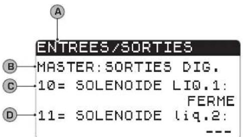 Aermec NXW - Paramètres MENU ENTREES / SORTIES - 13