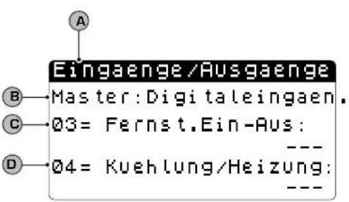 Aermec NXW - Parameter MENÜ EINGÄNGE / AUSGÄNGE - 6
