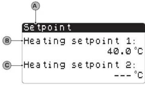Aermec NXW - SET POINT MENU parameters - 3