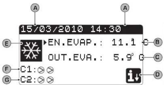 Aermec NXW - Menu PRINCIPAL - 1
