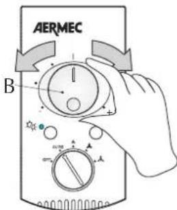 Aermec PXA E - Selector de Temperatura (B) - 1