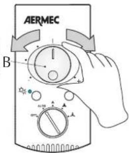 Aermec PXA E - Wahlschalter der Temperatur (B) - 1