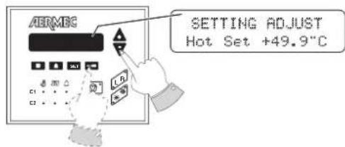 Aermec GR3 - HEATING SET POINT SETTING - 3