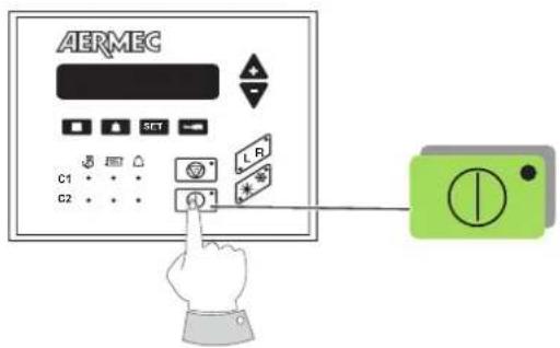 Aermec GR3 - FIRST TIME THE MACHINE IS SWITCHED ON - 1