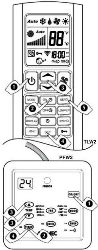 Aermec FCW 31VL - TIMER LÖSCHEN - 1