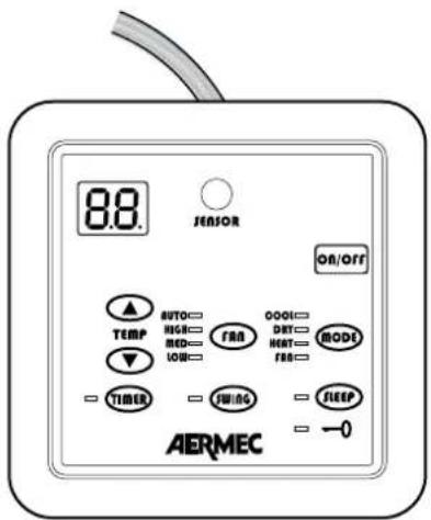 Aermec FCW 31VL - INSTALLATION OF PFW2 WIRED CONTROL PANEL (ACCESSORY) - 1