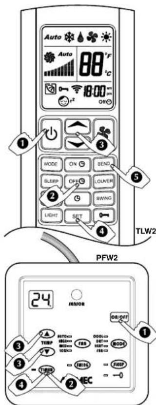 Aermec FCW 412VN - TIMER LÖSCHEN - 1