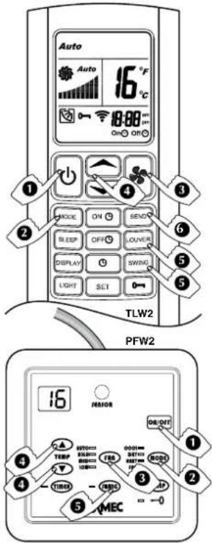 Aermec FCW 21VL - 6) pRESS THE SEND kEy (TLw2) - 1