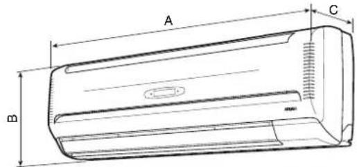 Aermec FCW 21VL - DONNÉES DIMENSIONNELLES [mm] - 1