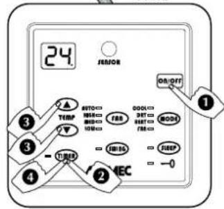 Aermec FCW 21VL - TIMER LÖSCHEN - 2