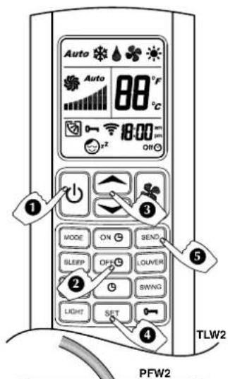 Aermec FCW 21VL - TIMER LÖSCHEN - 1