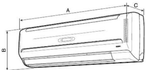 Aermec FCW 213V - DIMENSIONS [mm] - 1