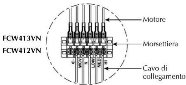 Aermec FCW 313VN - Collegamenti elettrici - 4