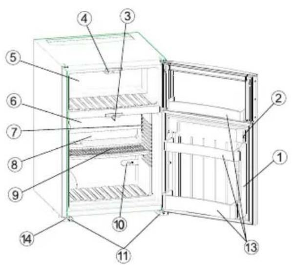 ELECTROLUX RH 456 LDE - View of the appliance - 1