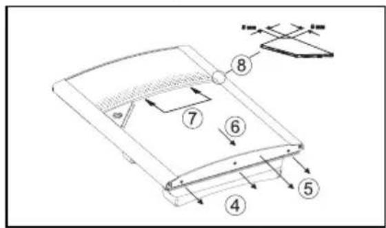 ELECTROLUX RH 456 LDE - Remplacement de l'habillage de porte - 2