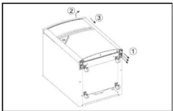 ELECTROLUX RH 456 LDE - Trocar o paine decorativo da porta (Fig. 10-12) - 1
