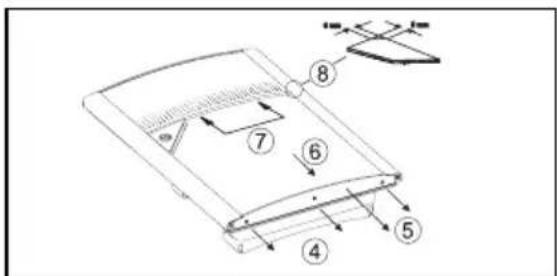 ELECTROLUX RH 456 LDE - Reemplazo del panel decorativo de la puerta - 2