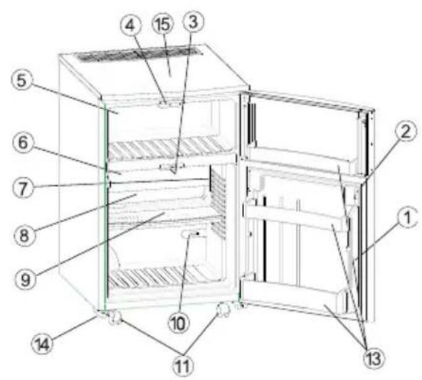 ELECTROLUX RH 456 LDE - Afbeelding van de koelkast - 2