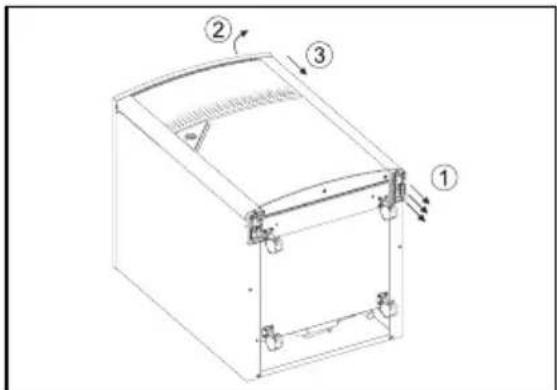 ELECTROLUX RH 456 LDE - Replacing the decorative door panel(Fig. 10-12.) - 1
