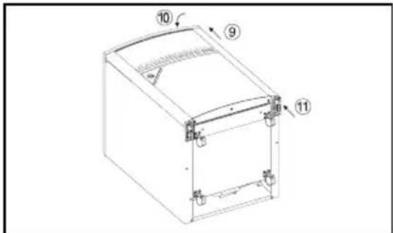 ELECTROLUX RH 456 LDE - Trocar o paine decorativo da porta (Fig. 10-12) - 3