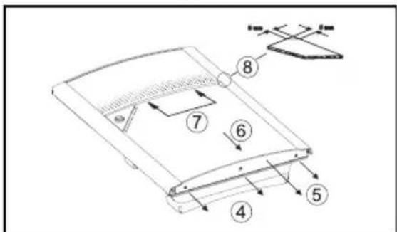 ELECTROLUX RH 456 LDE - Sostituzione del pannello decorativo frontale (fig. 10-12) - 2