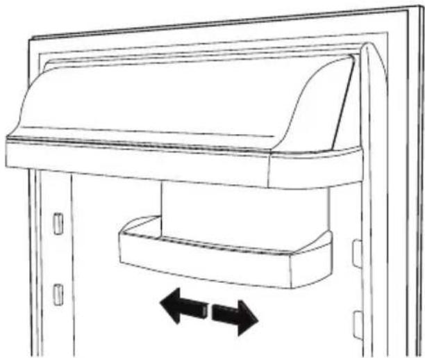 ELECTROLUX ERU13510 - Emplacement des balconnets de la porte - 1