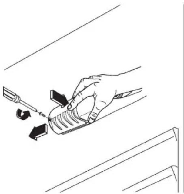 ELECTROLUX ERU13510 - Remplacement de l'ampoule déclairage - 1