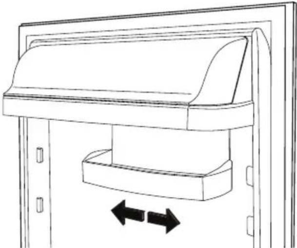 ELECTROLUX ERU13510 - Posicionamento das prateleiras da porta - 1