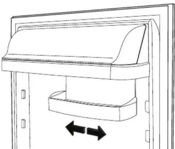 ELECTROLUX ERU13510 - Posizionamento dei ripiani della porta - 1