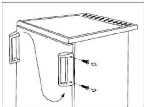 ELECTROLUX ERT 14001 W - Changement du sens d'ouverture de la porte - 4