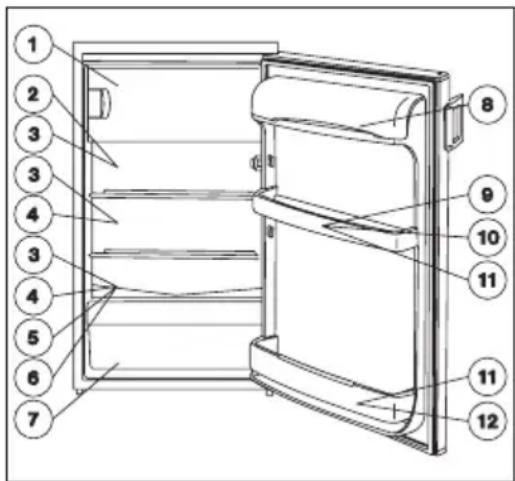 ELECTROLUX ERT 14001 W - Propositions à la conservation - 1