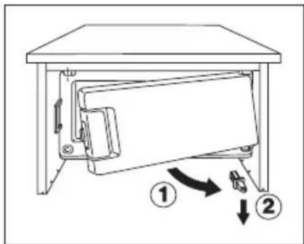 ELECTROLUX ERT 14001 W - Vending af lage for frostboks - 2