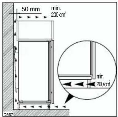 ELECTROLUX ERP 34900 X - Attentie: zorg ervoor dat de ventilatie openingen tijdens gebruik niet worden afgedekt. - 1