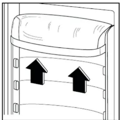 ELECTROLUX ERN 23500 - Door shelves - 1