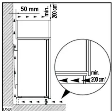 ELECTROLUX ERN 16500 - Positioning - 1